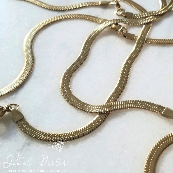 5MM HERRINGBONE CHAIN - Picture 5 of 5